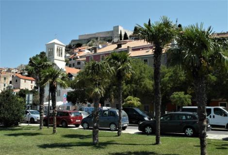 Sibenik Blick zur Festung St. Michael
