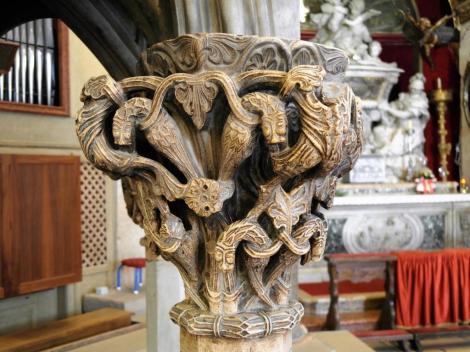 Split: Diokletianspalast - Kathedrale Kanzel Kapitell (2016)