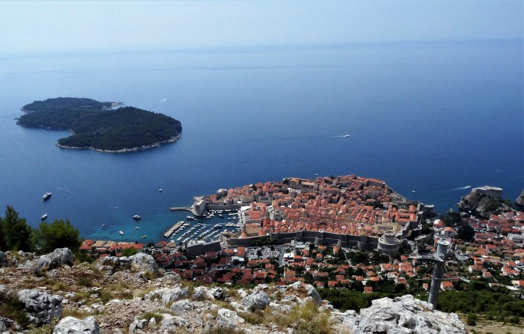 Dubrovnik: Blick vom Berg Srd (2015)