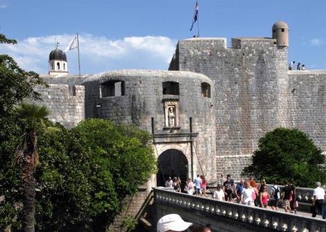 Dubrovnik: Stadtmauer - Pile-Tor (2015)