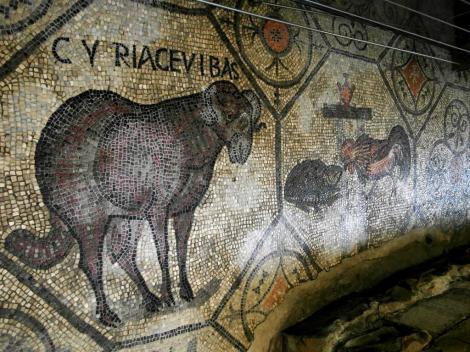 Aquileia: Dom - Fußbodenmosaik [Nordhalle] [Krypta der Ausgrabungen] (2017)
