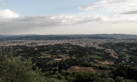 Blick aus Fiesole auf Florenz (2017)