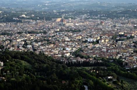 Blick aus Fiesole auf Florenz (2017)