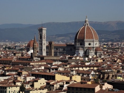Blick vom Michelangelo-Platz zum Dom (2017)
