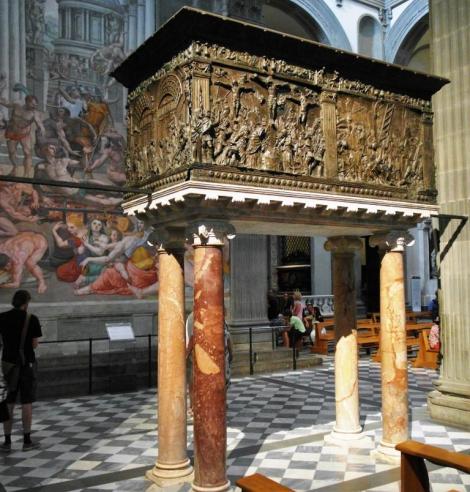 San Lorenzo: Kanzel [links] von Donatello (2017)