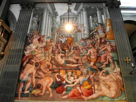 San Lorenzo: "Martyrium des Hl. Laurentius" von Bronzino (2017)