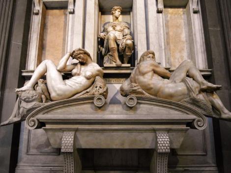 San Lorenzo: Grabmal Guliano de Medicis, Sohn Lorenzos in der Neuen Sakristei [von Michelangelo] (2017)