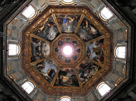 San Lorenzo: Fürstenkapelle - Kuppel (2017)