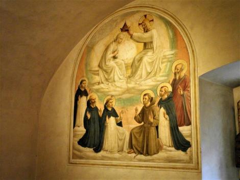 San Marco: Zelle 9 "Krönung Mariä" von Fra Angelico (2017)