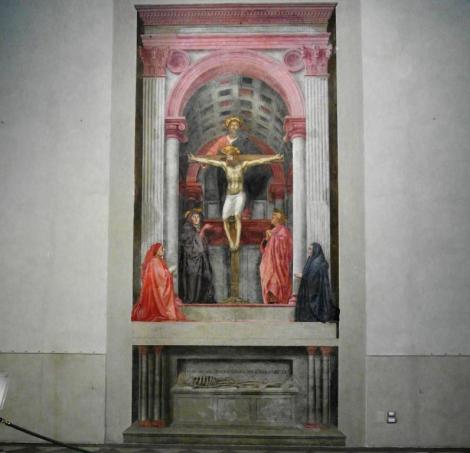 Santa Maria Novella: "Dreifaltigkeit" von Masaccio (2017)