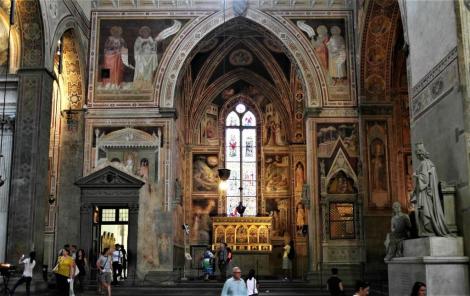 Santa Croce: Portal von Michelozzo und Capella Baroncelli (2017)