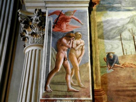 Santa Maria del Carmine: Brancacci-Kapelle - "Vertreibung aus dem Paradies" von Masaccio (2017)