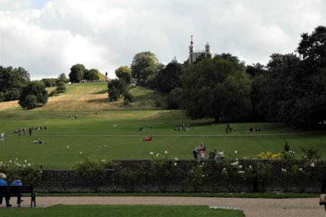 Greenwich: Blick zum Observatorium (2014)