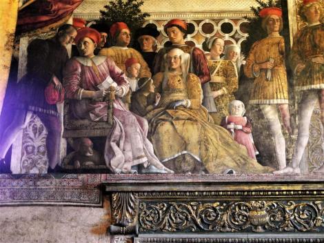 Kastell: Camera degli Sposi [Ehegemach] - Fresko von Mantegna (2017)