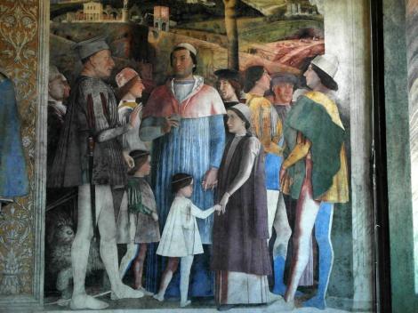 Kastell: Camera degli Sposi [Ehegemach] - Fresko von Mantegna (2017)