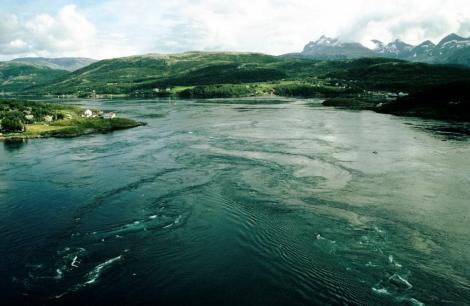 Saltstraumen mit Gezeitenströmung (1998)