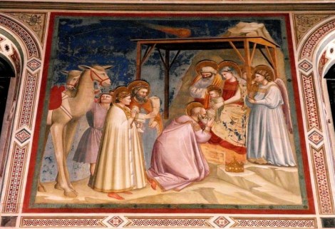 Arenakapelle - Südwand: "Anbetung der Könige" von Giotto (2017)