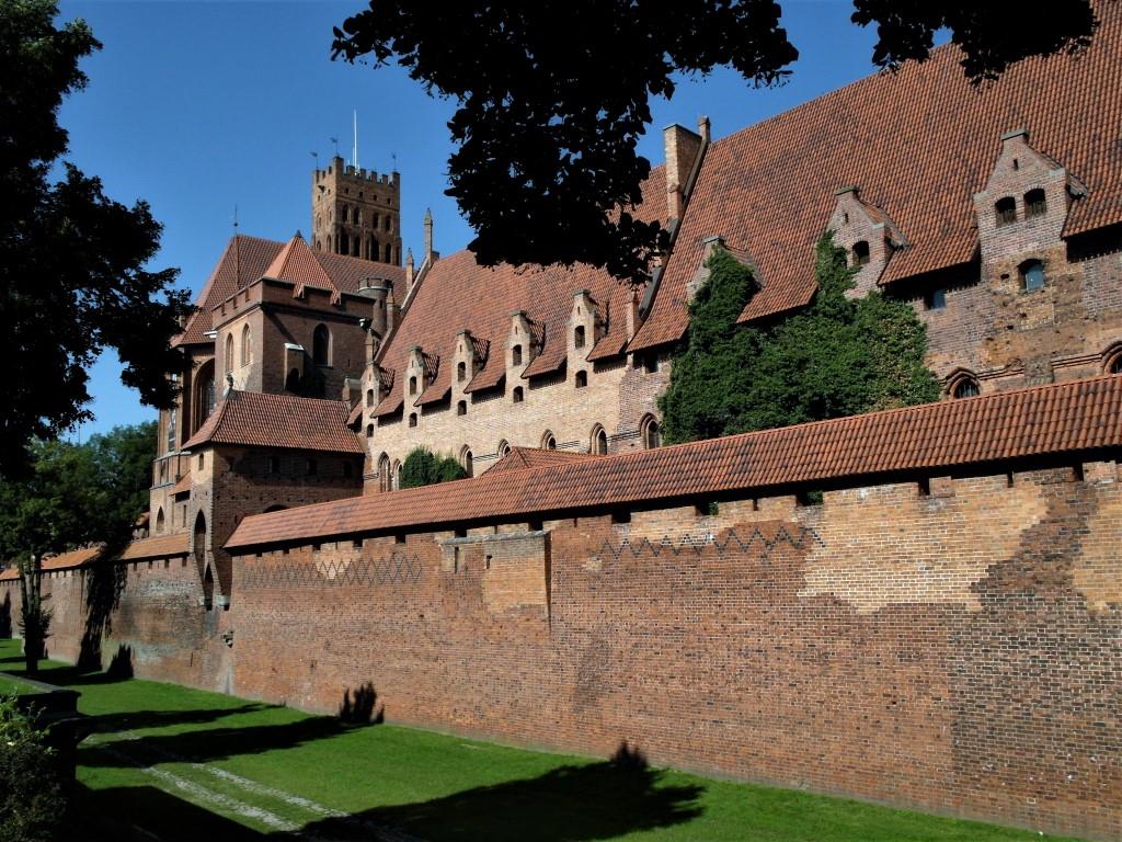 Bild der Marienburg, Malbork