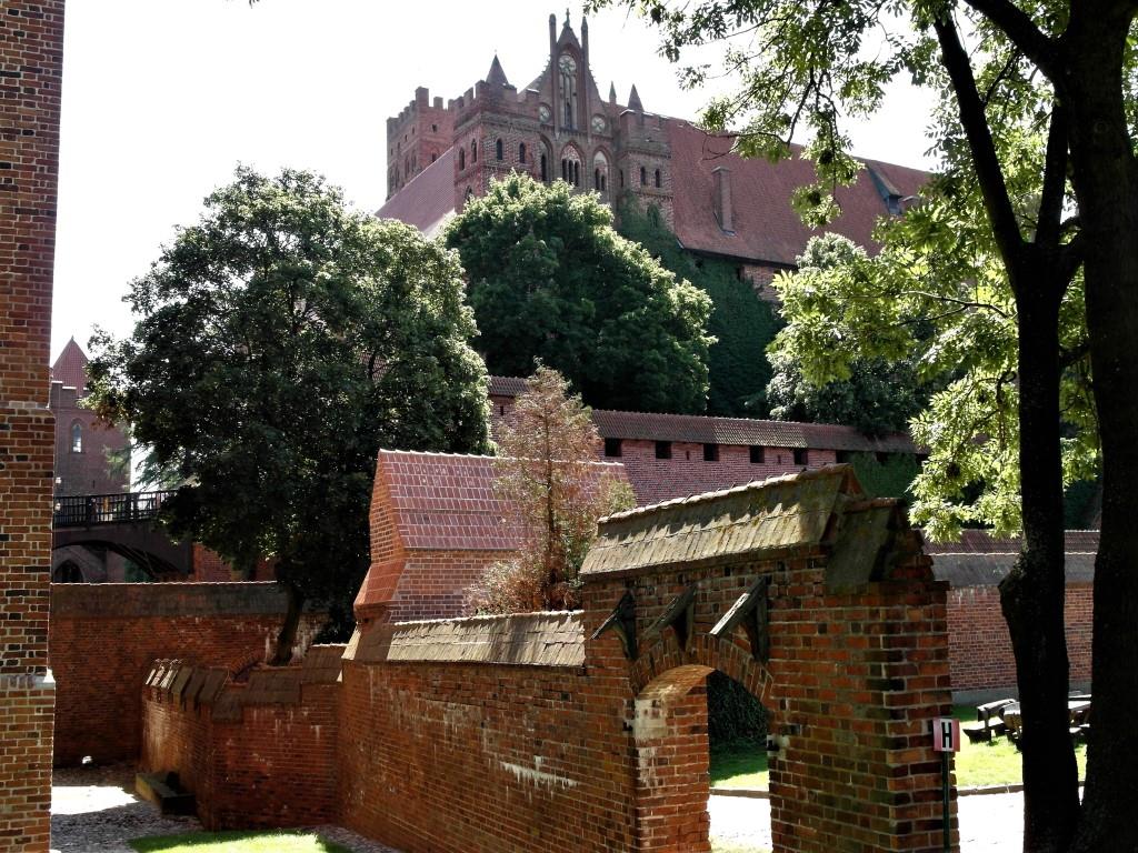Bild der Marienburg, Malbork - Blick zum Hochschloss