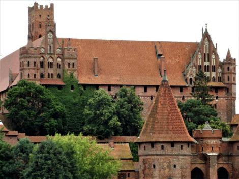 Bild der Marienburg, Malbork - Hochschloss