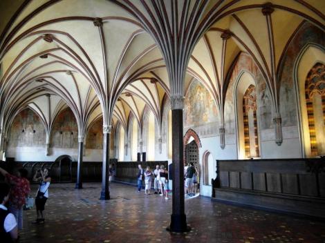Bild der Marienburg, Malbork - Kapitelsaal im Hochschloss
