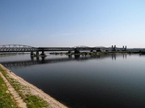 Bild der Weichselbrücke in Dirschau, Tczew