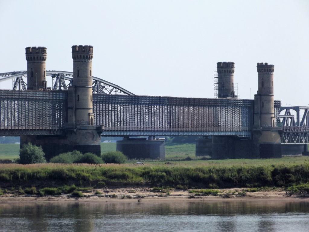 Bild der Weichselbrücke in Dirschau, Tczew