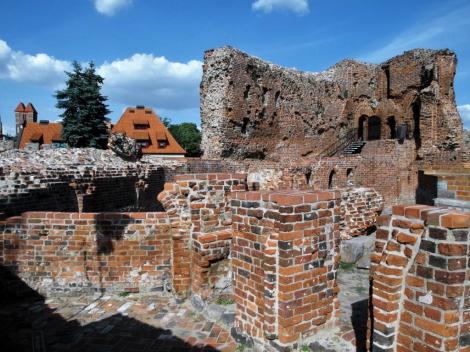Thorn [poln. Torun]: Ruine der Deutschordensburg (2012)