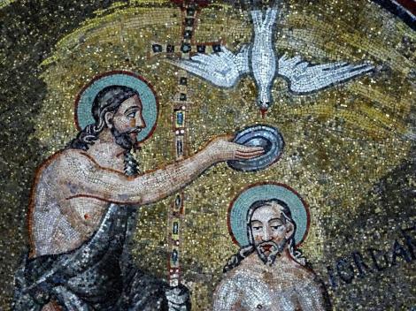 Baptisterium der Orthodoxen: Kuppelmosaik (2017)