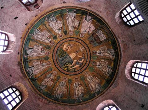 Baptisterium der Arianer: Kuppelmosaik (2017)