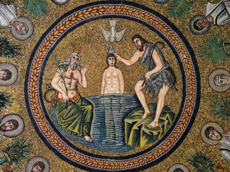 Baptisterium der Arianer: Kuppelmosaik (2017)