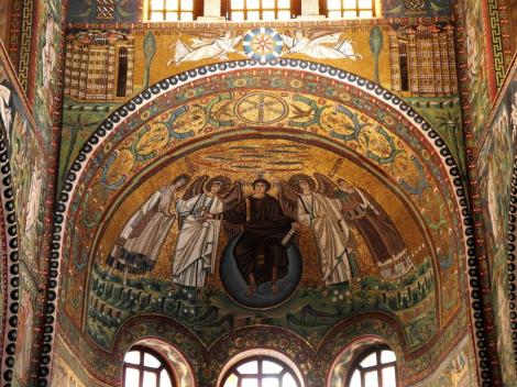 San Vitale: Mosaik im Chor (2017)
