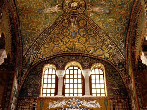 San Vitale: Mosaik im Chor (2017)