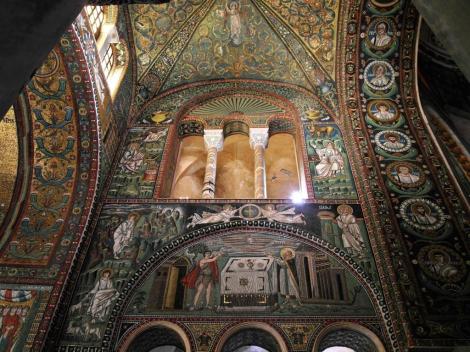 San Vitale: Mosaiken im Chor, rechte Seite (2017)