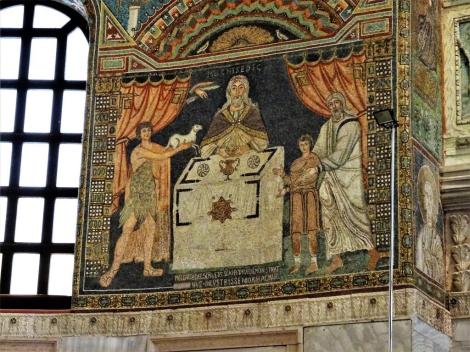 Sant' Apollinaris in Classe: Mosaik "Drei Opfer" (2017)