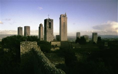 Blick von der Burg auf die Stadt (1991)
