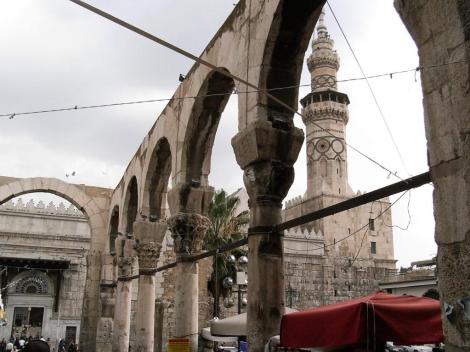 Damaskus: römische Bögen und Omaijadenmoschee (2008)