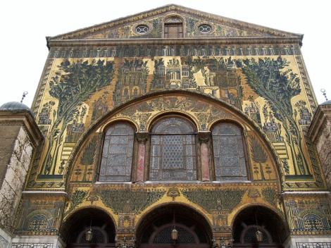 Bild der Omaijadenmoschee Damaskus - Mosaiken des Transepts