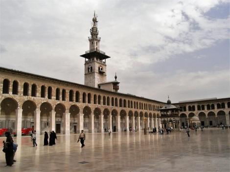 Damaskus: Omaijadenmoschee - Innenhof mit Brautminarett (2008)