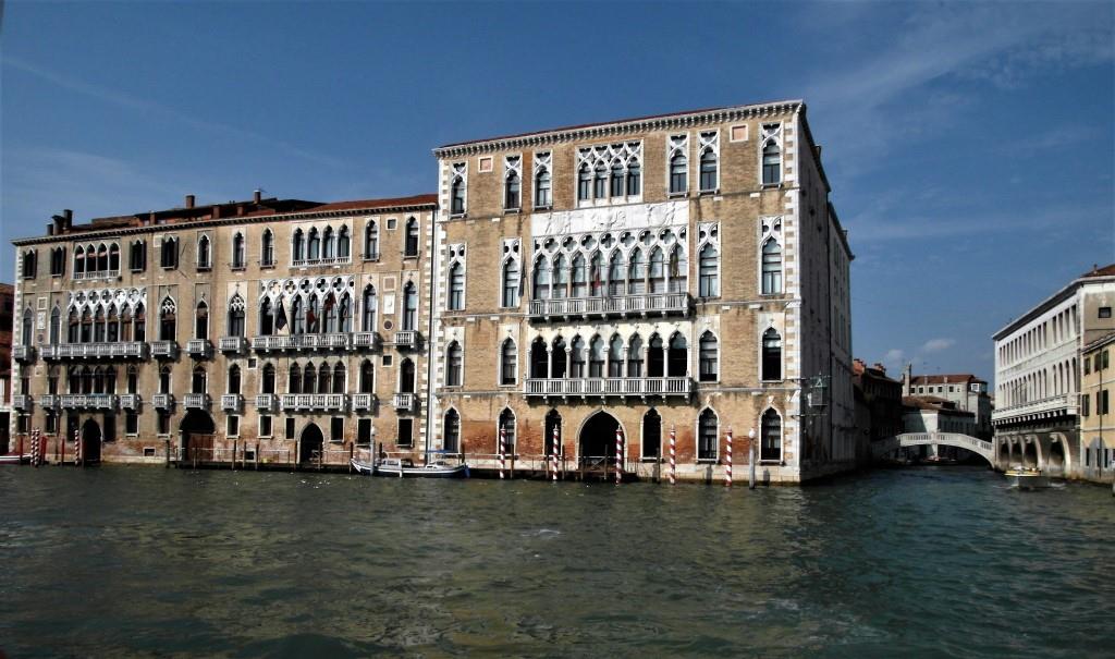Canal Grande: Palazzo Giustinian und Ca' Foscari (2017)