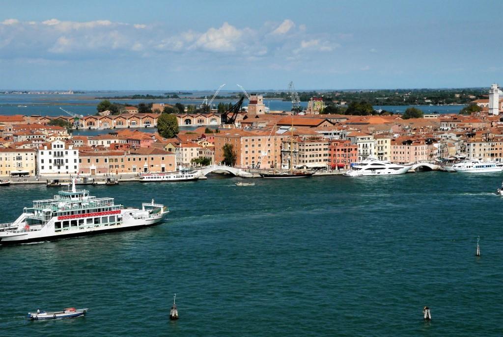 Blick von San Giorgio Maggiore zum Arsenal (2017)