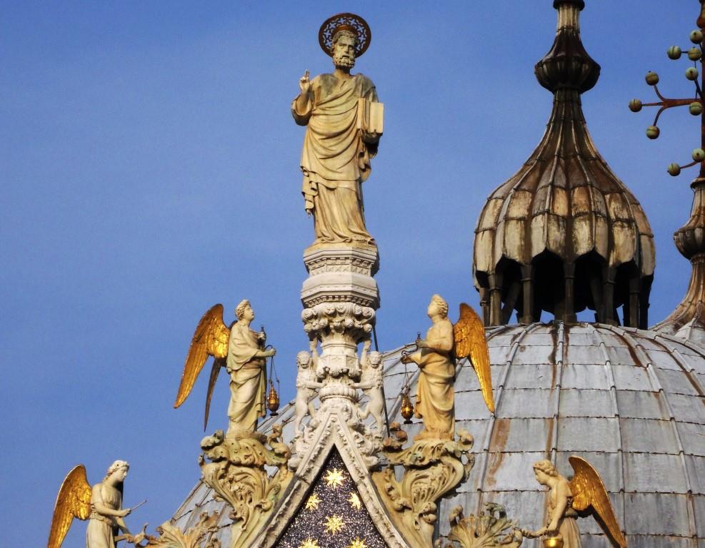 San Marco: Westfassade - segnender Markus (2017)