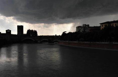 Etsch und Scaligerbrücke (2017)