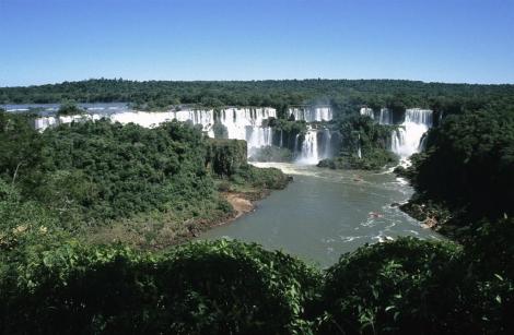 Iguaçu-Fälle: Blick vom Hotel das Cataratas (2003)