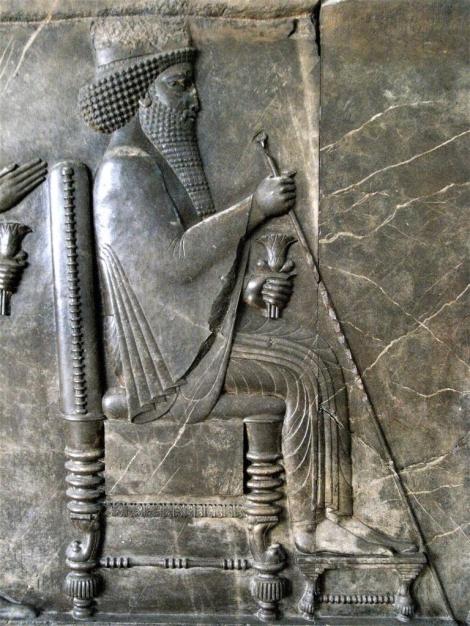 Teheran: Nationalmuseum - Audienzrelief des Darius aus dem Schatzhaus von Persepolis (2007)