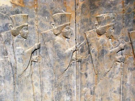 Persepolis: Wohnpalast des Darius - Sockelrelief (2007)