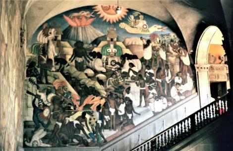 Mexiko-Stadt: Nationalpalast - Wandgemälde (1980)