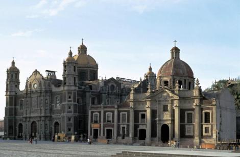 Mexiko-Stadt: Wallfahrtskirche Guadalupe - alte Basilika (1980)