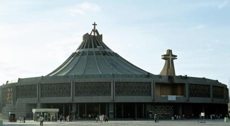 Mexiko-Stadt: Wallfahrtskirche Guadalupe - neue Basilika (1980)
