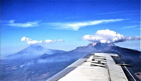 Vulkane Popocatepetl und Iztaccihuatl (1980)